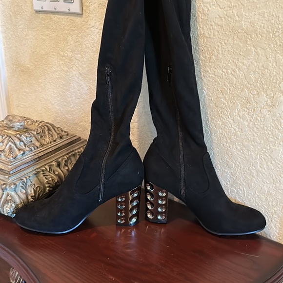 NWOT Carlos Quantum thigh high boots - Picture 5 of 13
